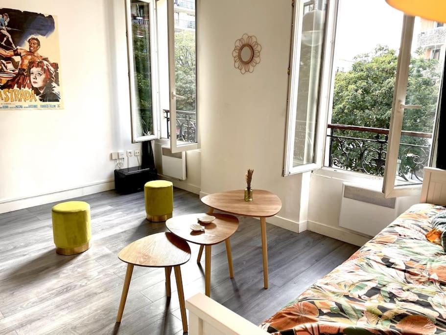 Charming Bright Sunny Studio Near Canal St Martin Paris Extérieur photo